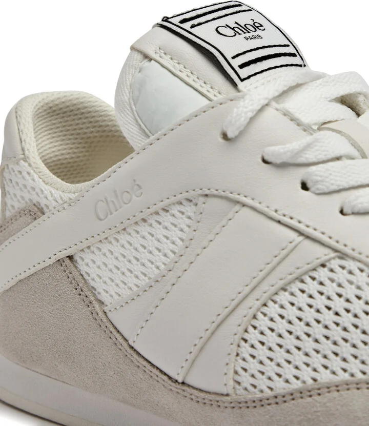 Chloe Kick Panelled Mesh Sneakers - Image 9