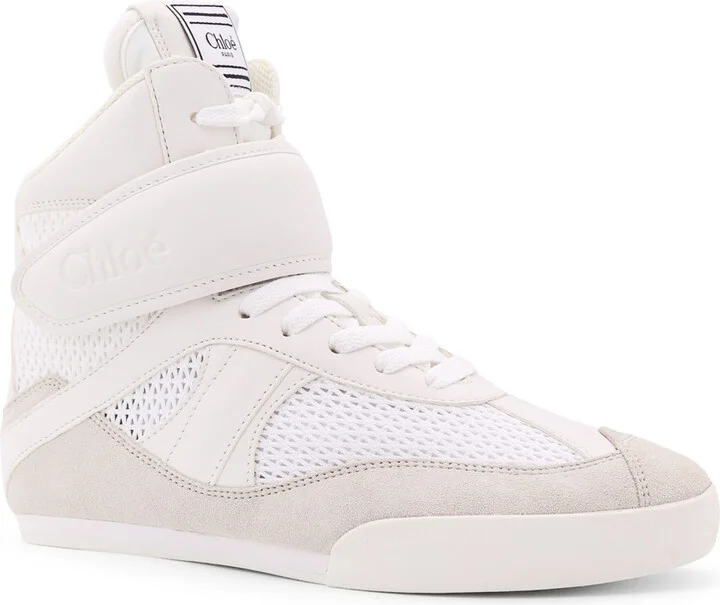 Chloé Kick Recycled Mesh, Leather And Suede - Image 2