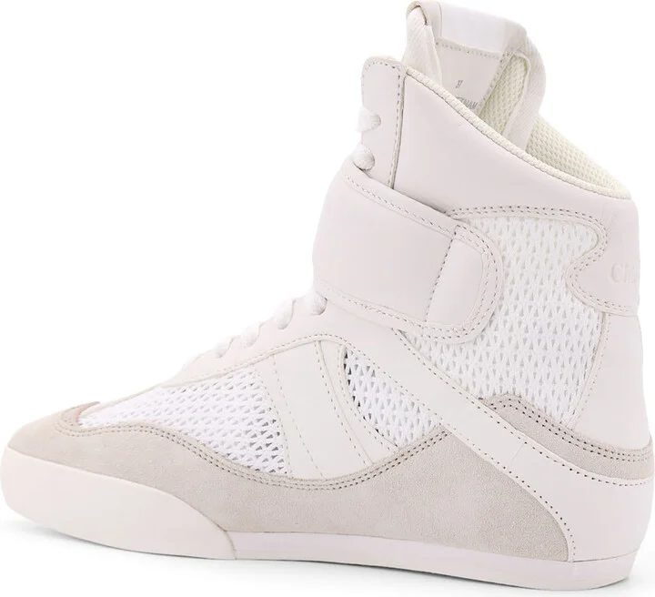 Chloé Kick Recycled Mesh, Leather And Suede - Image 3