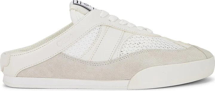 Chloe Kick Sneaker in Cream