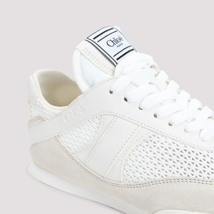 Chloé Kick Sneakers In Mesh And Suede Leather Shoes - Image 5