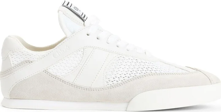 Chloé Kick Sneakers In Mesh And Suede Leather Shoes