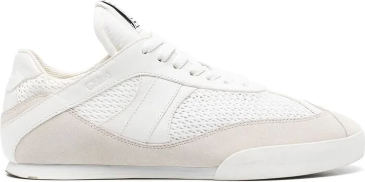Chloé Kick Sneakers In Mesh And Suede Leather Shoes