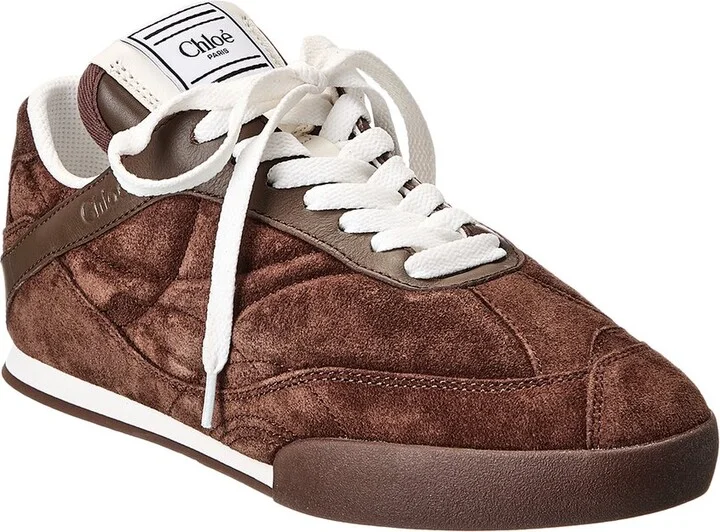 Chloé Kick Suede & Leather Sneaker