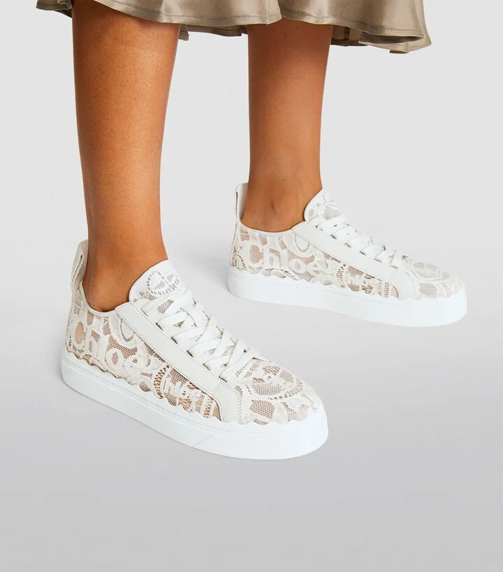 Chloé Lace Lauren Sneakers - Image 2