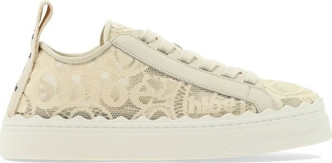 Chloé Lauren Lace-Up Sneakers