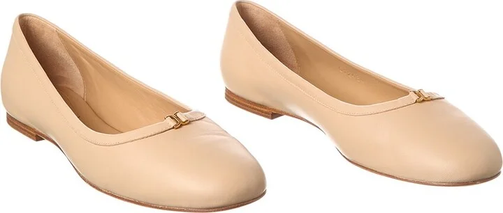 Chloé Lauren Leather Ballerina Flat (Authentic Pre-Loved)