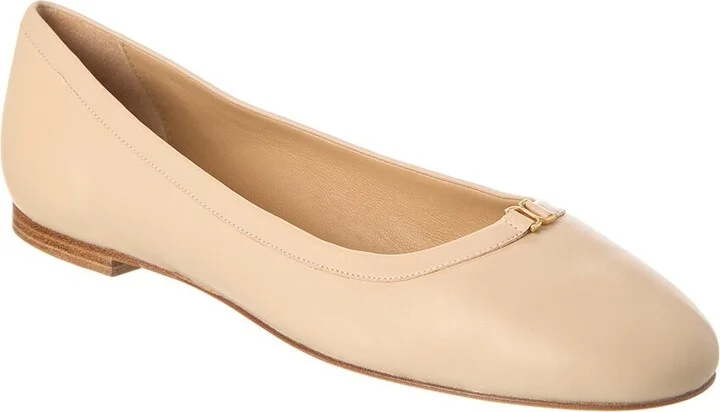 Chloé Lauren Leather Ballerina Flat