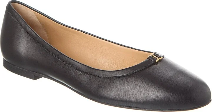 Chloé Lauren Leather Ballerina Flat