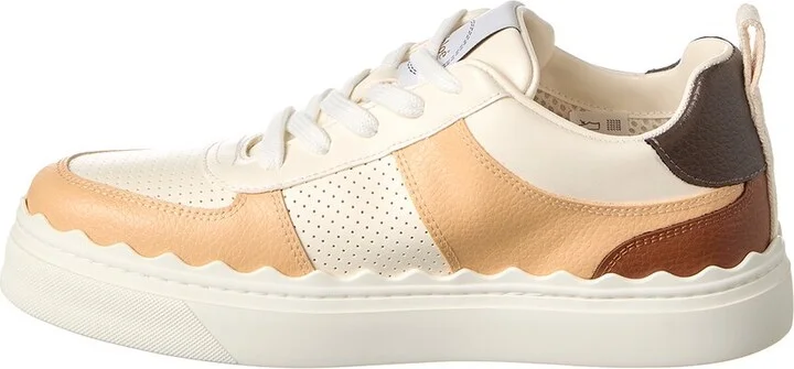 Chloé Lauren Leather Sneaker - Image 2