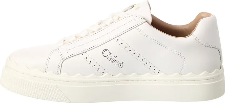 Chloé Lauren Leather Sneaker - Image 2