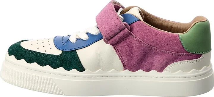 Chloé Lauren Leather & Suede Sneaker - Image 2
