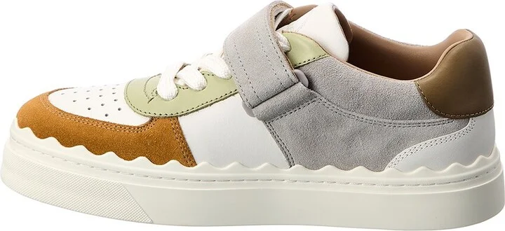 Chloé Lauren Leather & Suede Sneaker - Image 2