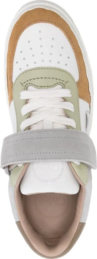 Chloé Lauren Touch Strap Sneakers - Image 2