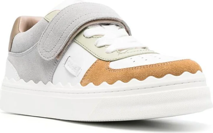 Chloé Lauren Touch Strap Sneakers - Image 4