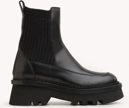 Chloé Leather Ankle Boots