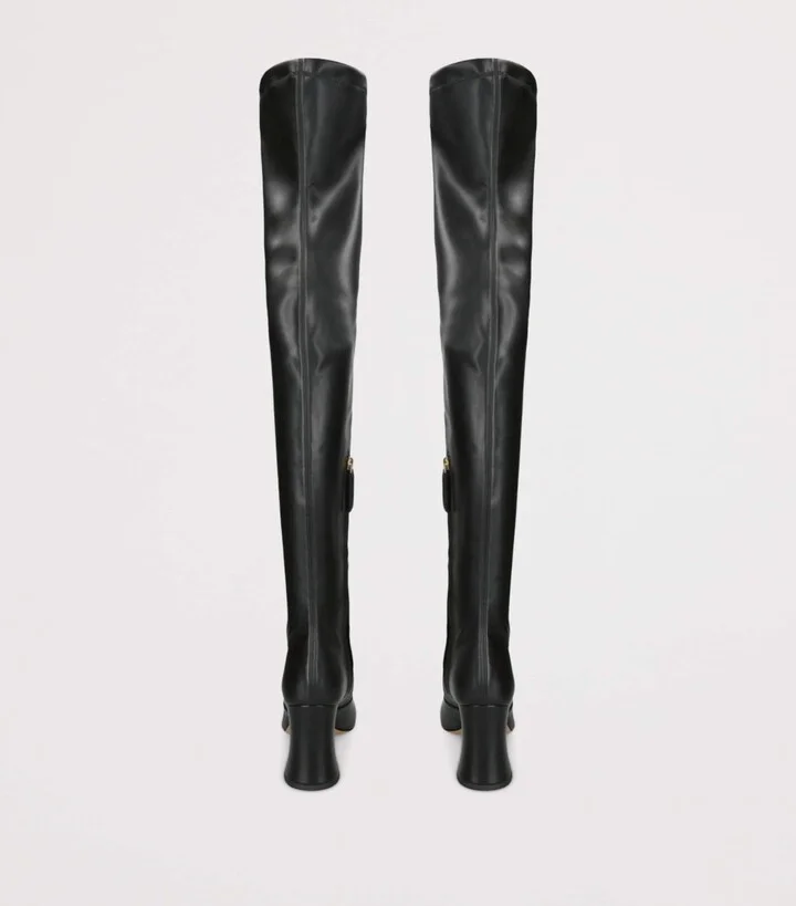 Chloé Leather Janis Over-The-Knee Boots 85 - Image 2