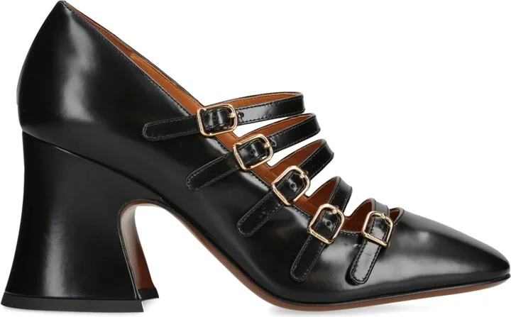 Chloé Leather Janis Pumps 85