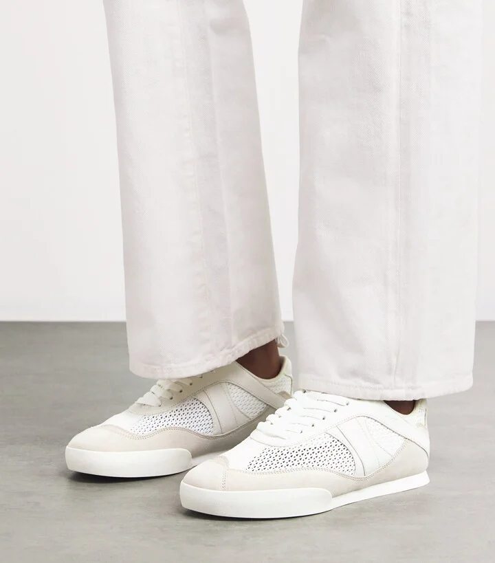 Chloé Leather Kick Sneakers - Image 2