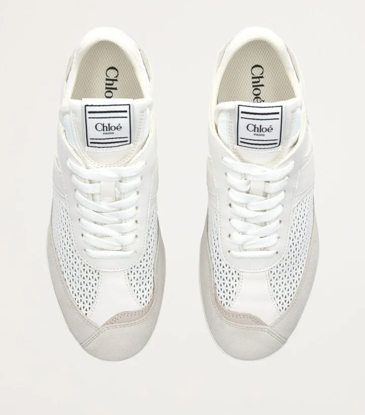Chloé Leather Kick Sneakers - Image 6
