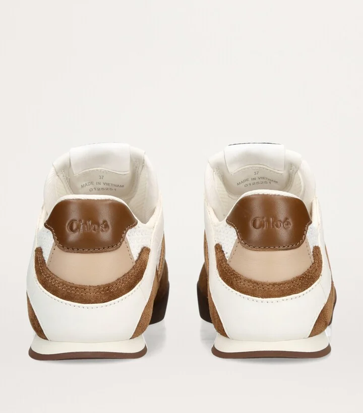 Chloé Leather Kick Sneakers - Image 3