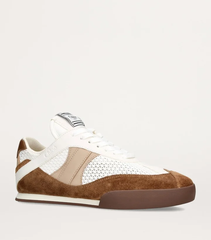 Chloé Leather Kick Sneakers - Image 4