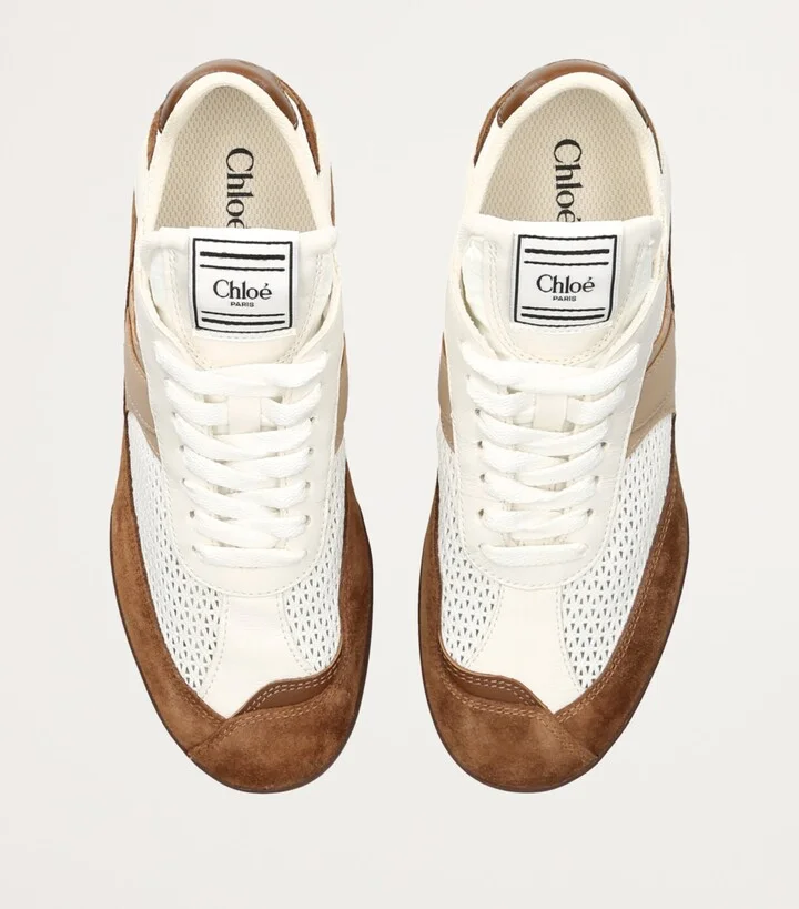 Chloé Leather Kick Sneakers - Image 6