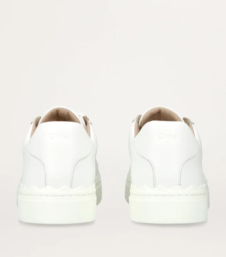 Chloé Leather Lauren Sneakers - Image 2