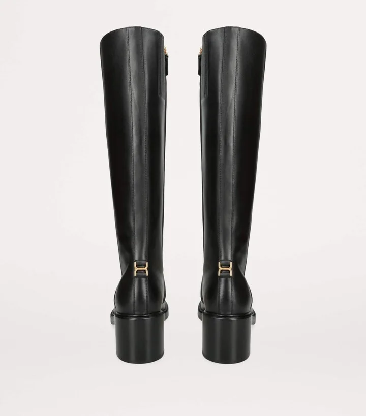 Chloé Leather Marcie Knee-High Boots 40 - Image 2