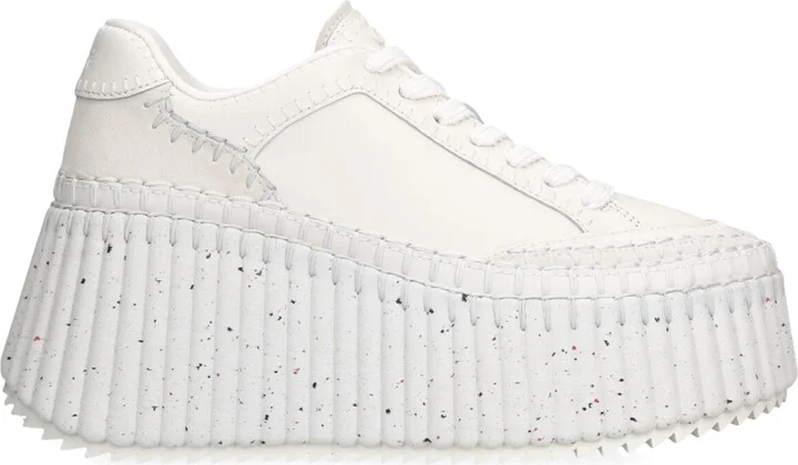 Chloé Leather Nama Runner Platform Sneakers