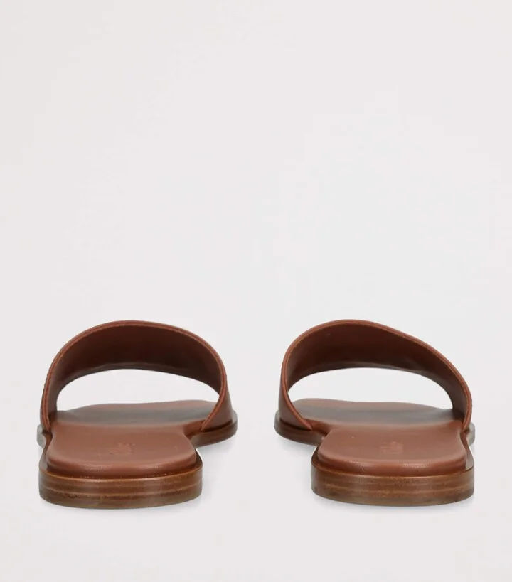 Chloé Leather Soleil Flat Sandals - Image 2