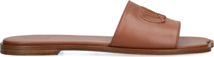 Chloé Leather Soleil Flat Sandals