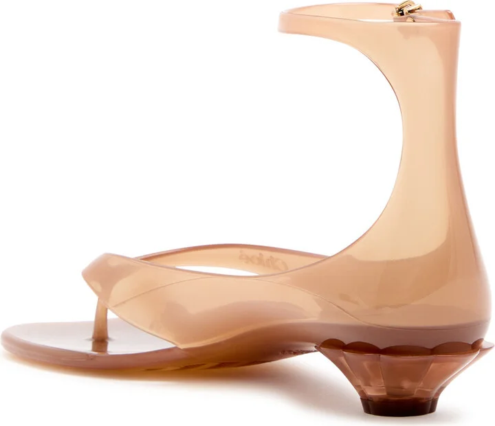 Chloé Light Blue Jelly Thong Sandals - Image 7
