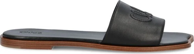 Chloé Logo Detailed Slip-On Sandals