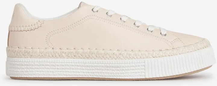 Chloé Logo Leather Sneakers