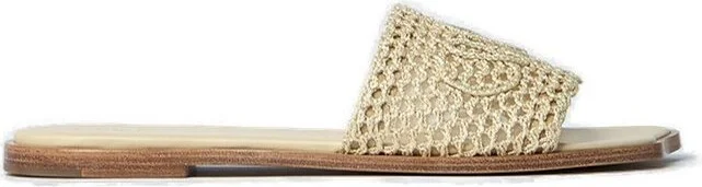 Chloé Logo Motif Slides