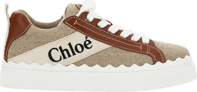 Chloé Logo Printed Low-Top Sneakers