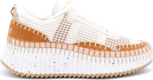 Chloé Lower-Impact Mesh Nama Sneakers