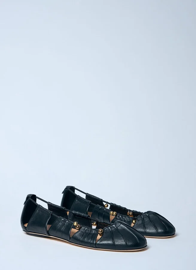 Chloé Luna Ballerina Flats - Woman Flats Black Eu - 38 - Image 2