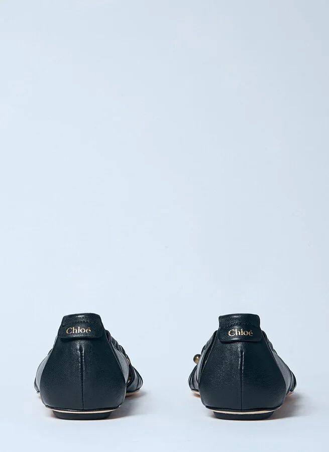 Chloé Luna Ballerina Flats - Woman Flats Black Eu - 38 - Image 6