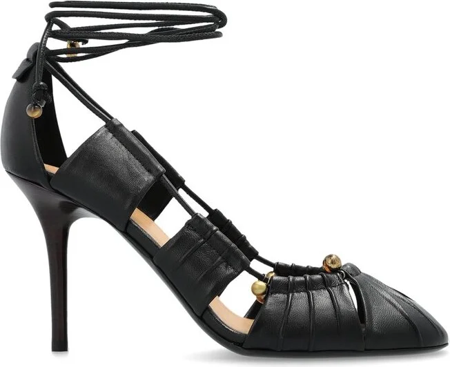 Chloé Luna Knotted Strap Pumps