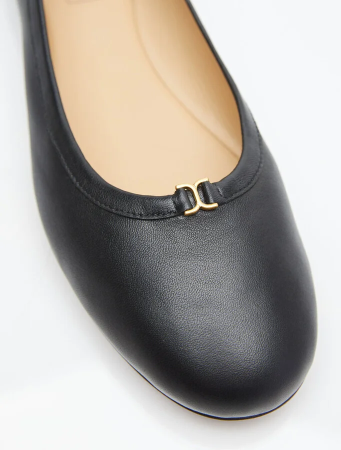 Chloé Marcie Ballerina Flats - Woman Flats Black Eu - 37 - Image 2
