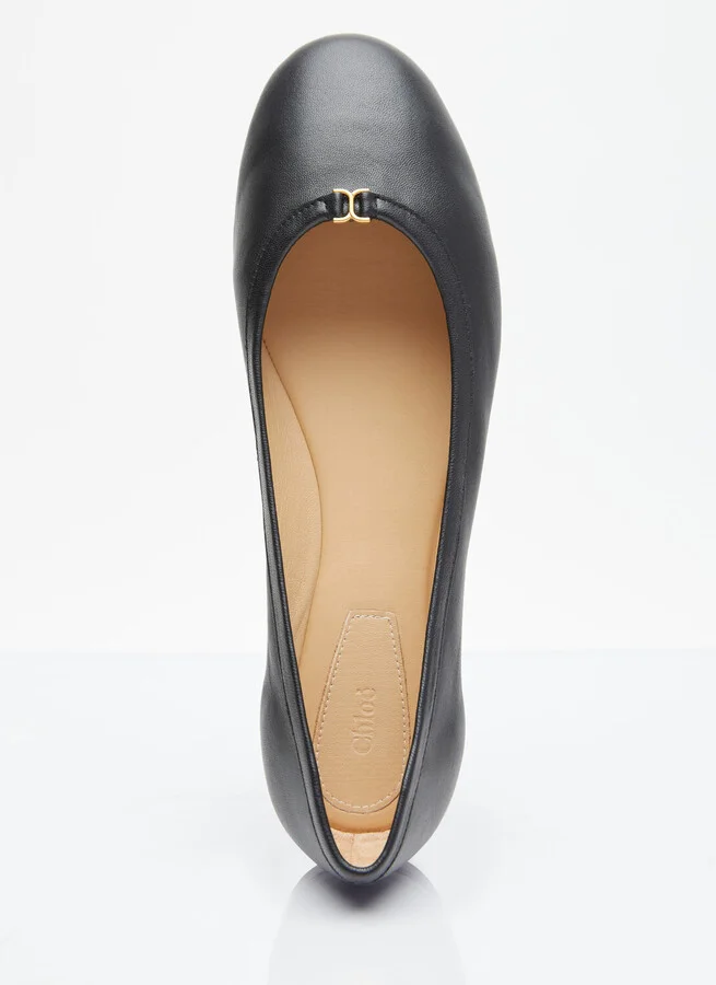 Chloé Marcie Ballerina Flats - Woman Flats Black Eu - 37 - Image 7