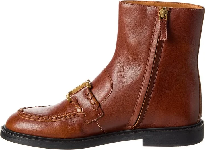 Chloé Marcie Leather Ankle Boot - Image 2