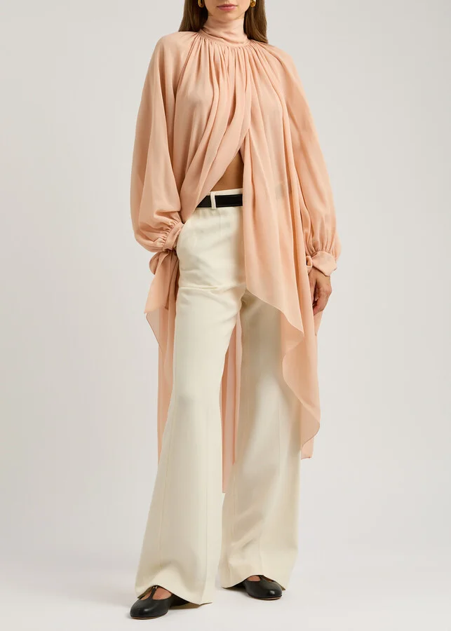 Chloe Marcie Leather Ballet Flats - Image 6