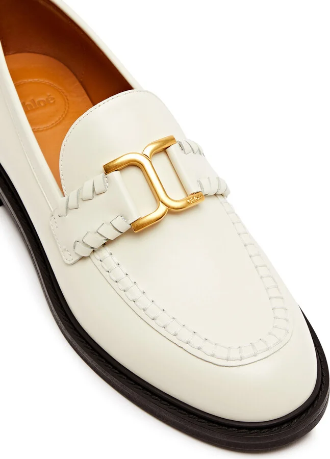 Chloe Marcie Leather Loafers - Image 4