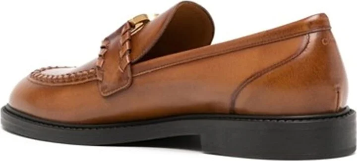 Chloe Marcie Leather Loafers - Image 3