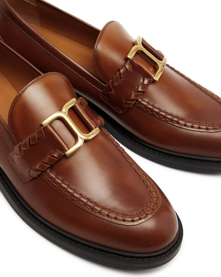Chloe Marcie Leather Loafers - Image 3