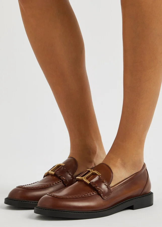 Chloe Marcie Leather Loafers - Image 5
