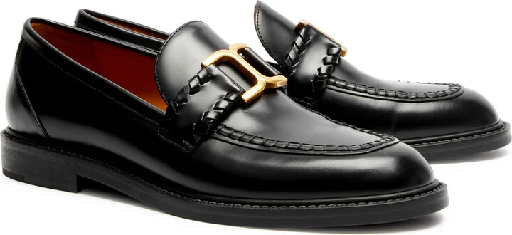 Chloe Marcie Leather Loafers - Image 7